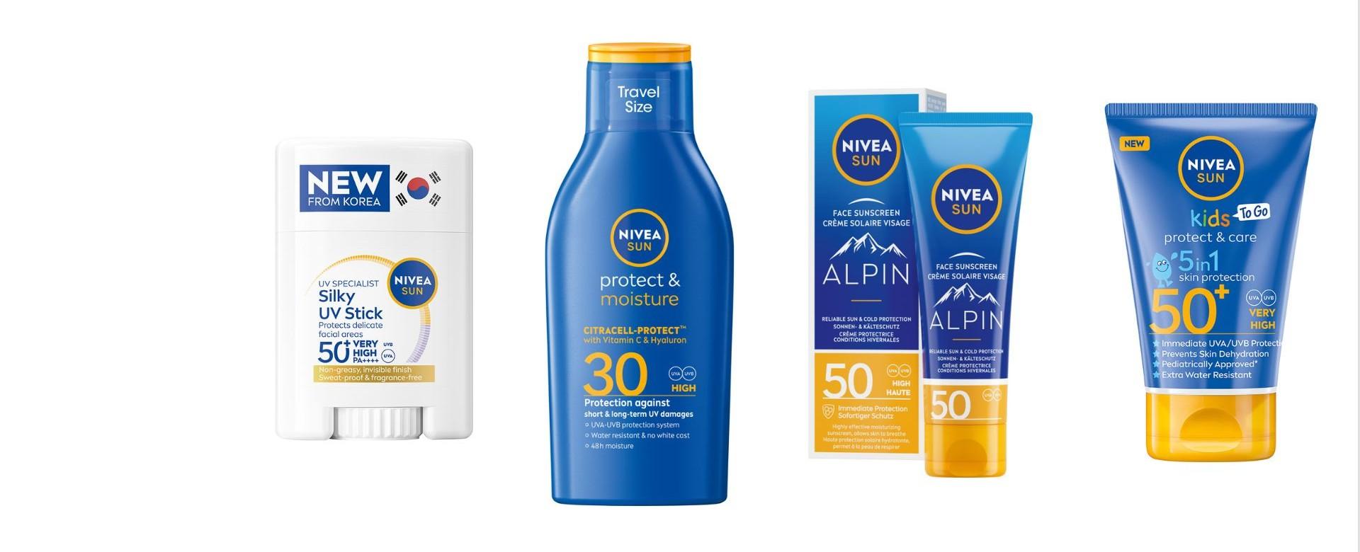 SPF w formacie travel size od Nivea Sun